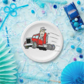 紙プレートトラックドライバー ペーパープレート (パーティー)