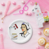 紙プレートナース ペーパープレート (パーティー)