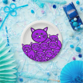 紙プレートネコ ペーパープレート (パーティー)