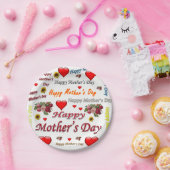 紙プレートハッピーマザーズデイ ペーパープレート (パーティー)