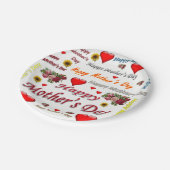 紙プレートハッピーマザーズデイ ペーパープレート (アングル)