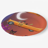 紙プレートハロウィーンウィッチランカー ペーパープレート (アングル)