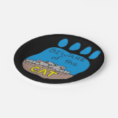 紙プレートハロウィーン猫 ペーパープレート (アングル)