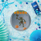 紙プレートハロウィーン,ゴブリン ペーパープレート (パーティー)