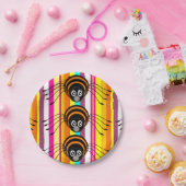 紙プレートハロウィーン，スパイダー ペーパープレート (パーティー)