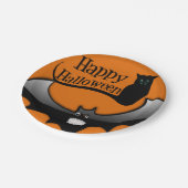 紙プレートハロウィーン、ハッピーハローウィン ペーパープレート (アングル)