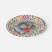 紙プレートバレンタインデエンジェル ペーパープレート (アングル)