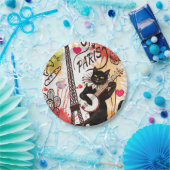 紙プレートバレンタインデパリフランス ペーパープレート (パーティー)