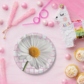 紙プレートバレンタインデーデイジー ペーパープレート (パーティー)