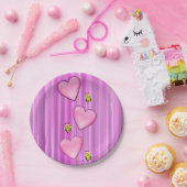 紙プレートバレンタインデービー ペーパープレート (パーティー)