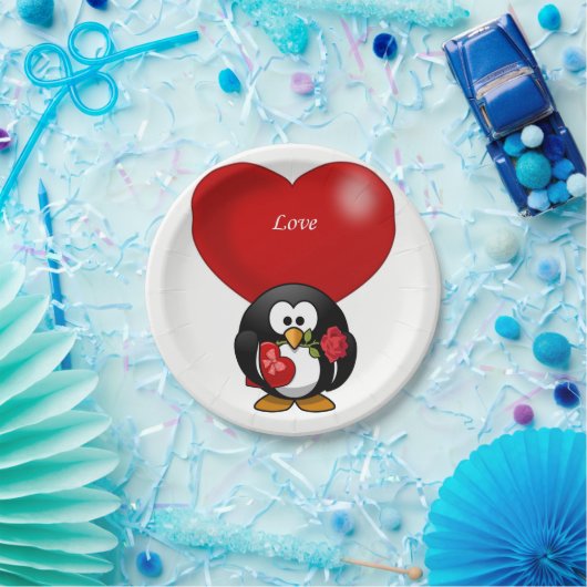 紙プレートバレンタインデー ペーパープレート (パーティー)