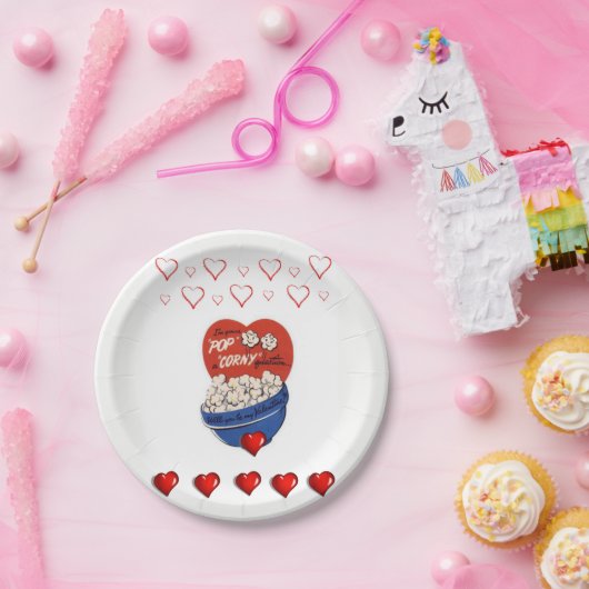 紙プレートバレンタインデー ペーパープレート (パーティー)