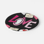 紙プレートバレンタインデー ペーパープレート (アングル)