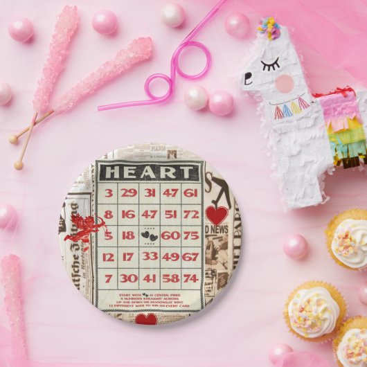 紙プレートバレンタインデー ペーパープレート (パーティー)