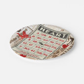 紙プレートバレンタインデー ペーパープレート (アングル)