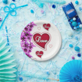 紙プレートバレンタインデー ペーパープレート (パーティー)