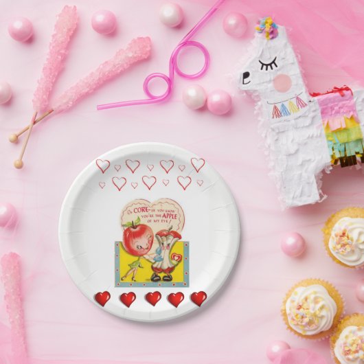 紙プレートバレンタインデー ペーパープレート (パーティー)