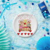 紙プレートバレンタインデー ペーパープレート (パーティー)