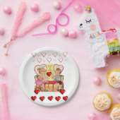 紙プレートバレンタインデー ペーパープレート (パーティー)