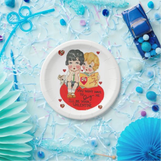 紙プレートバレンタインデー ペーパープレート (パーティー)