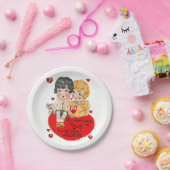 紙プレートバレンタインデー ペーパープレート (パーティー)