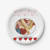 紙プレートバレンタインデー ペーパープレート (正面)