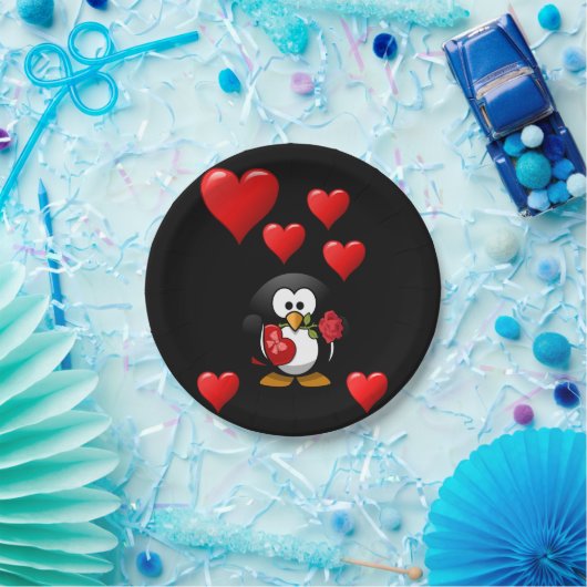 紙プレートバレンタインデー ペーパープレート (パーティー)
