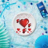 紙プレートバレンタインデー ペーパープレート (パーティー)