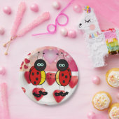 紙プレートバレンタインデー,ラディバグ ペーパープレート (パーティー)