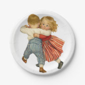 紙プレートバレンタイン ペーパープレート (正面)