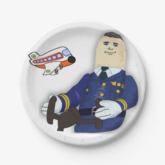 紙プレートパイロット ペーパープレート (正面)