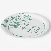 紙プレートパーティー、結婚式&イブに最適 ペーパープレート (アングル)