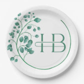 紙プレートパーティー、結婚式&イブに最適 ペーパープレート (正面)