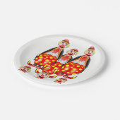 紙プレートピエロ ペーパープレート (アングル)