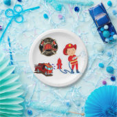 紙プレートファイアーマン ペーパープレート (パーティー)