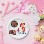 紙プレートファイアーマン ペーパープレート (パーティー)