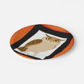 紙プレートフクロウ ペーパープレート (アングル)