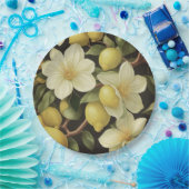 紙プレートフローラ結婚レモン/シャワー ペーパープレート (パーティー)