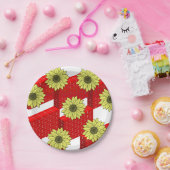 紙プレートフローラ ペーパープレート (パーティー)