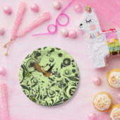 紙プレートフローラ ペーパープレート (パーティー)