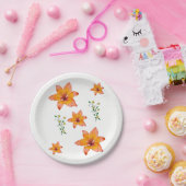 紙プレートフローラ ペーパープレート (パーティー)