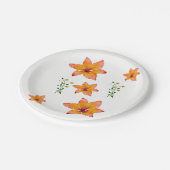 紙プレートフローラ ペーパープレート (アングル)