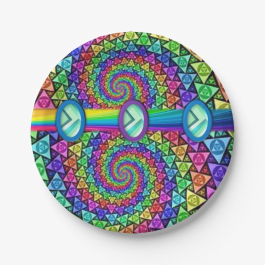 紙プレートフローラ ペーパープレート (正面)