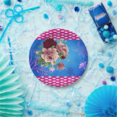 紙プレートフローラ ペーパープレート (パーティー)