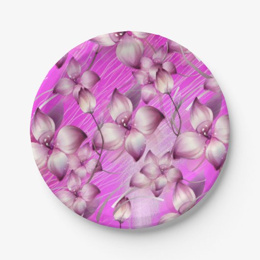 紙プレートフローラ ペーパープレート (正面)