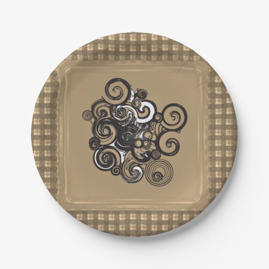 紙プレートフローラ ペーパープレート (正面)