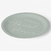 紙プレートブライダルシャワー。 ペーパープレート (アングル)