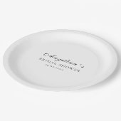 紙プレートブライダルシャワー。 ペーパープレート (アングル)