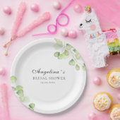 紙プレートブライダルシャワー。 ペーパープレート (パーティー)