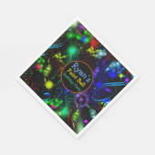 紙プレートブライトネオ絵を描ン(ばちゃばちゃ)跳ねる絵を描ボール スタンダードランチョンナプキン (角)